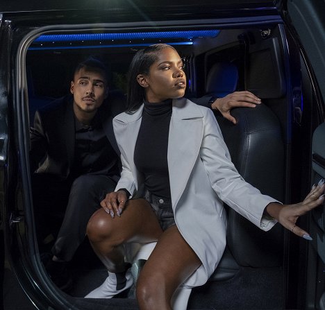Quincy Brown, Ryan Destiny - Star - Ante Up - Making of
