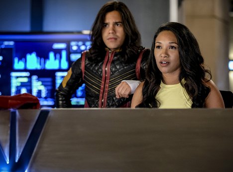 Carlos Valdes, Candice Patton - The Flash - The Death of Vibe - Photos