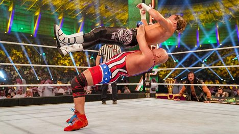Kurt Angle, Nic Nemeth - WWE Crown Jewel - Photos