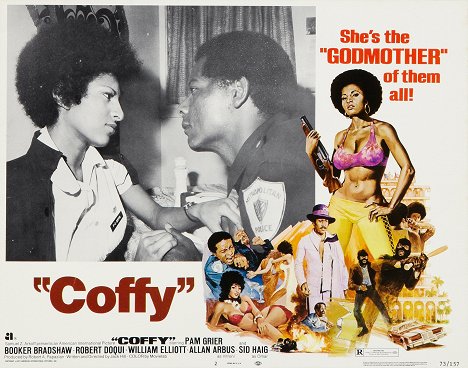 Pam Grier, William Elliott - Coffy, la panthère noire de Harlem - Cartes de lobby