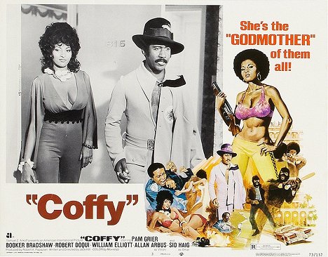 Pam Grier, Robert DoQui - Coffy, la panthère noire de Harlem - Cartes de lobby