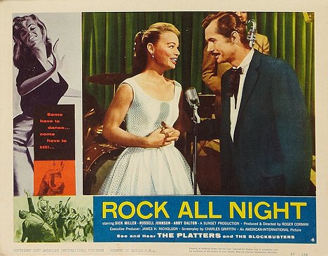 Abby Dalton, Chris Alcaide - Rock All Night - Cartes de lobby