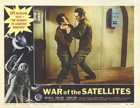 Dick Miller, Richard Devon - War of the Satellites - Lobby Cards