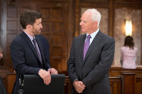 Rob Benedict, Malcolm McDowell - Franklin & Bash - Gone in a Flash - Photos