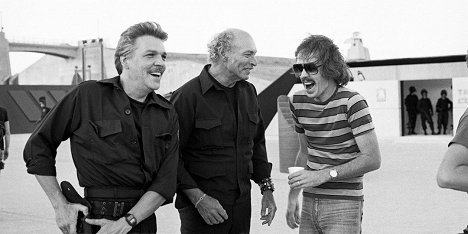 Tom Atkins, Lee Van Cleef, John Carpenter - Die Klapperschlange - Dreharbeiten