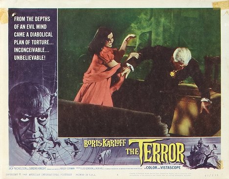 Sandra Knight, Boris Karloff - El terror - Fotocromos