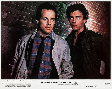 John Pankow, William Petersen - To Live and Die in L.A. - Lobbykaarten