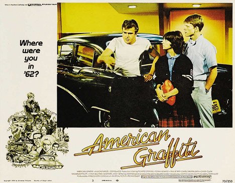 Paul Le Mat, Cindy Williams, Ron Howard - Americké graffiti - Fotosky