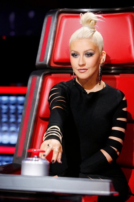 Christina Aguilera - The Voice - Tournage