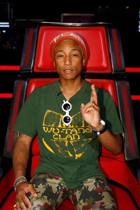 Pharrell Williams - The Voice - Z natáčení