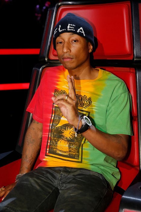 Pharrell Williams - The Voice - Z natáčení