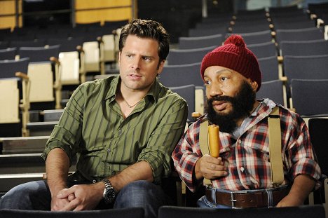 James Roday Rodriguez, Tony Cox - Psych - The Polarizing Express - Photos