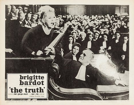 Brigitte Bardot, Charles Vanel - Die Wahrheit - Lobbykarten