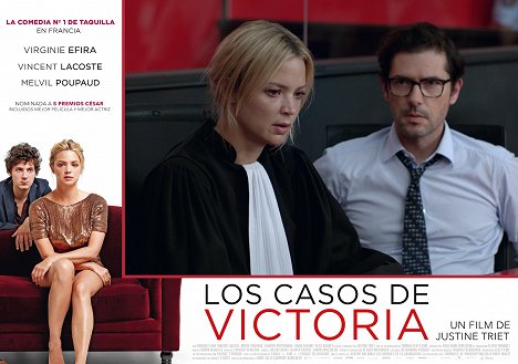 Virginie Efira, Melvil Poupaud - Na Cama com Victoria - Cartões lobby