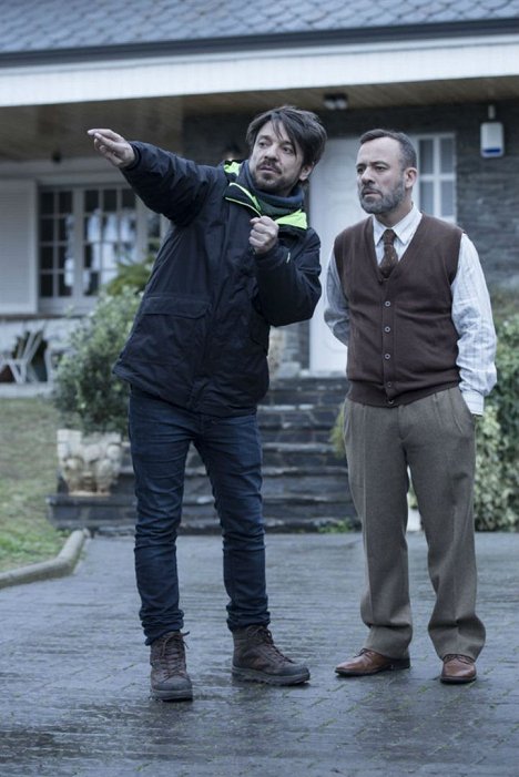 Oriol Paulo, Javier Gutiérrez - Durante la tormenta - Tournage