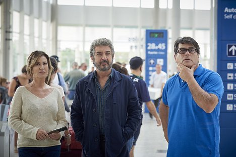 Mercedes Morán, Ricardo Darín, Juan Vera - El amor menos pensado - Dreharbeiten