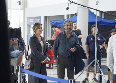 Mercedes Morán, Ricardo Darín - El amor menos pensado - Van de set