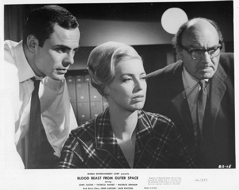 John Saxon, Patricia Haines, Maurice Denham - Blood Beast from Outer Space - Lobby Cards