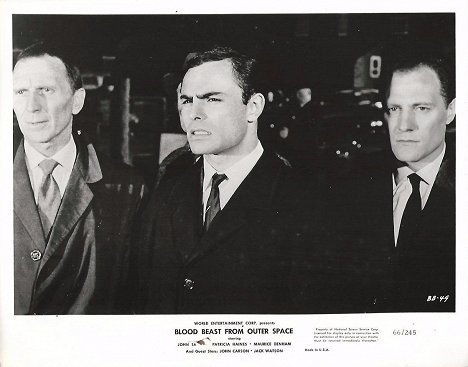 Alfred Burke, John Saxon, Stanley Meadows - The Night Caller - Lobby Cards