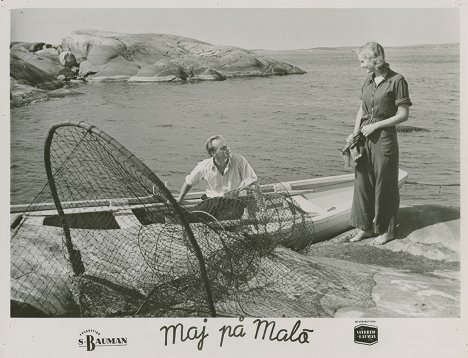 Olof Bergström, Inga Landgré - Maj på Malö - Lobbykaarten