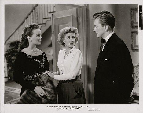 Jeanne Crain, Ann Sothern, Kirk Douglas - A Letter to Three Wives - Lobby Cards