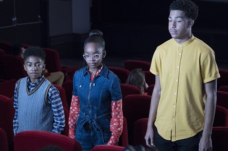 Miles Brown, Marsai Martin, Marcus Scribner - Black-ish - Christmas in Theater Eight - Photos