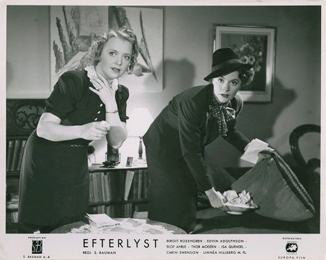 Carin Swensson, Isa Quensel - Efterlyst - Lobby Cards