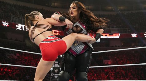 Ronda Rousey, Savelina Fanene - WWE TLC: Tables, Ladders & Chairs - Photos