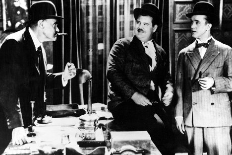 Frank Brownlee, Oliver Hardy, Stan Laurel