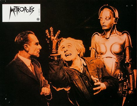 Alfred Abel, Rudolf Klein-Rogge - Metropolis - Lobbykarten