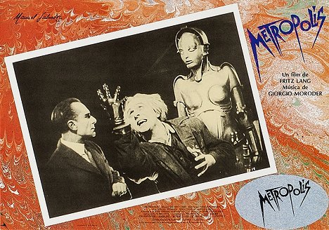 Alfred Abel, Rudolf Klein-Rogge - Metropolis - Cartes de lobby