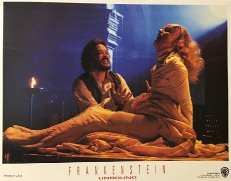 Raul Julia, Catherine Rabett - Frankenstein Unbound - Lobbykaarten