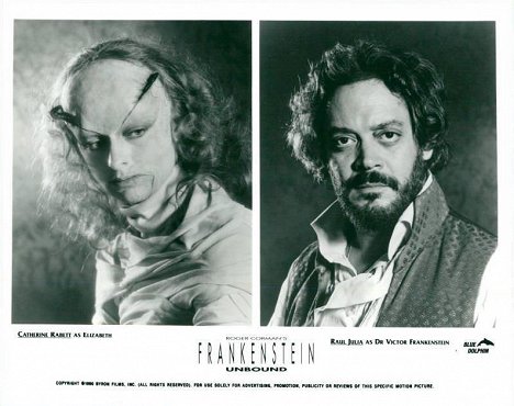 Catherine Rabett, Raul Julia - Frankenstein Unbound - Cartões lobby