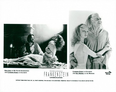 Raul Julia, Catherine Rabett, Nick Brimble - Frankenstein Unbound - Vitrinfotók