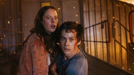 Kaya Scodelario, Dylan O'Brien - Maze Runner: The Death Cure - Van film