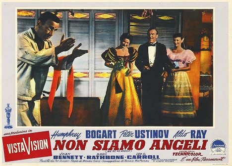 Humphrey Bogart, Joan Bennett, Leo G. Carroll, Gloria Talbott - No somos ángeles - Fotocromos