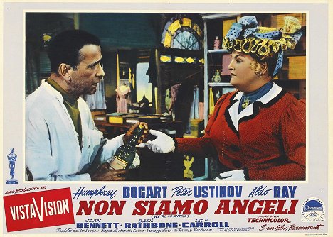 Humphrey Bogart, Lea Penman - We're No Angels - Cartões lobby