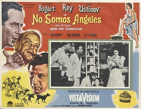 Peter Ustinov, Humphrey Bogart, Aldo Ray, Gloria Talbott, Joan Bennett - Nejsme žádní andělé - Fotosky