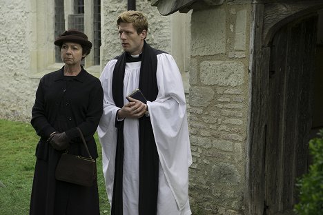 Tessa Peake-Jones, James Norton - Grantchester - Episode 1 - Z filmu