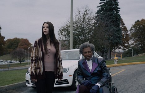 Anya Taylor-Joy, Samuel L. Jackson - Skleněný - Z filmu