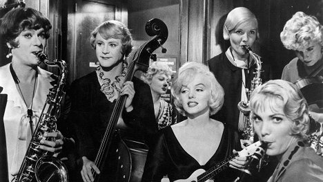 Tony Curtis, Jack Lemmon, Marilyn Monroe - Piukat paikat - Kuvat elokuvasta