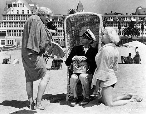 Jack Lemmon, Bernard Herschel Schwartz, Marilyn Monroe - Manche mögen's heiß - Filmfotos