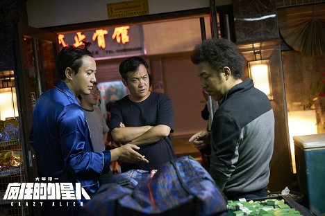 Shen Teng, Hao Ning, Bo Huang - Crazy Alien - Dreharbeiten