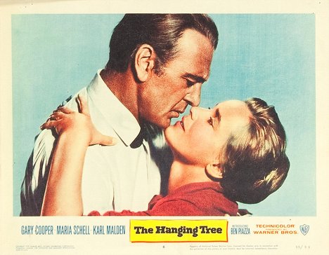Gary Cooper, Maria Schell - The Hanging Tree - Lobby karty