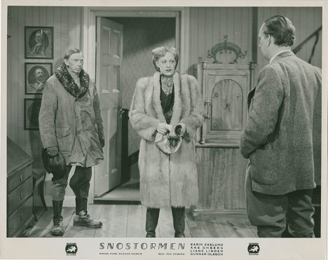 Erik Forslund, Karin Ekelund - Snöstormen - Lobby Cards