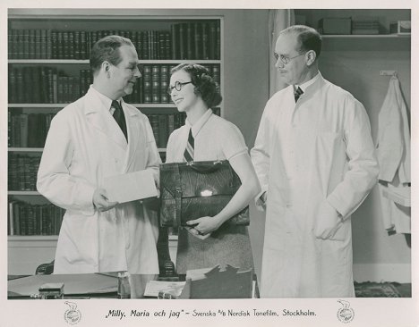 Ernst Eklund, Marguerite Viby, Gösta Cederlund - Milly, Maria och jag - Fotocromos