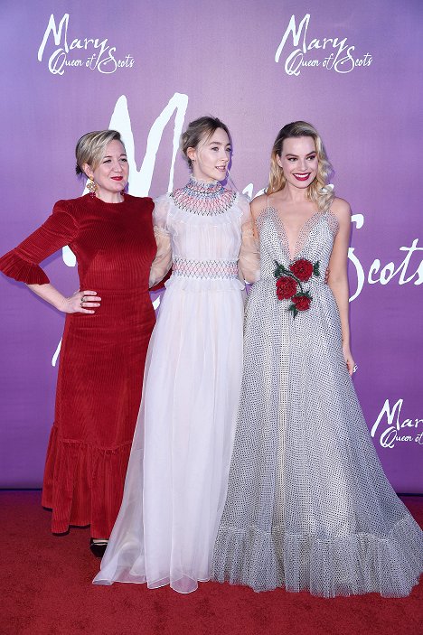 European Premiere of Mary Queen of Scots at Cineworld Leicester Square on December 10, 2018 in London, England - Josie Rourke, Saoirse Ronan, Margot Robbie - Mary Queen of Scots - Events