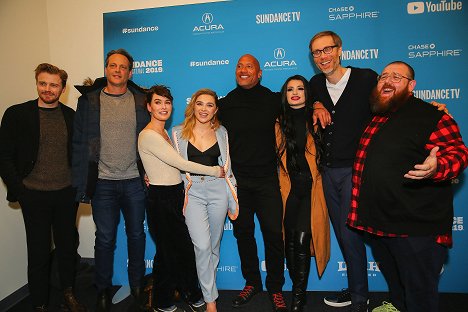 Premiere Screening of "Fighting with My Family" at the Sundance Film Festival in Park City, Utah on January 28, 2019 - Jack Lowden, Vince Vaughn, Lena Headey, Florence Pugh, Dwayne Johnson, Saraya-Jade Bevis, Stephen Merchant, Nick Frost - Fighting with My Family - Tapahtumista