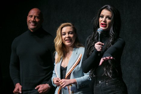 Premiere Screening of "Fighting with My Family" at the Sundance Film Festival in Park City, Utah on January 28, 2019 - Dwayne Johnson, Florence Pugh, Saraya-Jade Bevis - Fighting with My Family - Events