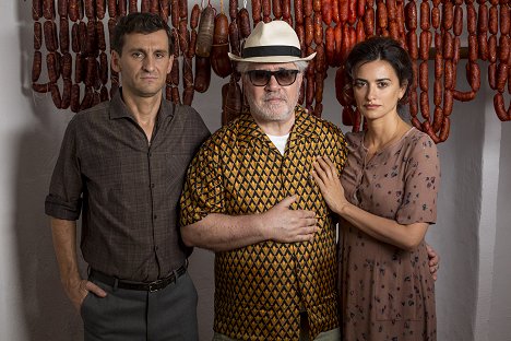 Raúl Arévalo, Pedro Almodóvar, Penélope Cruz - Dor e Glória - Promo